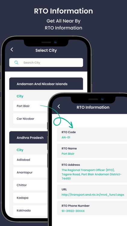 RTO - Search Vehicle Details