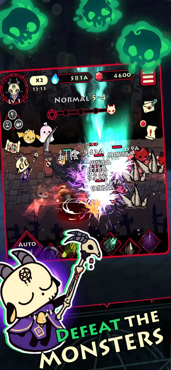 Idle Goat Summoner iOS Mod IPA screenshot 2 - iOS game interface