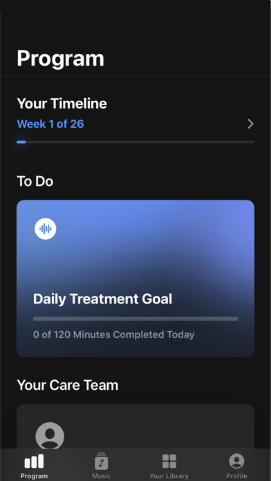 Neuromonics Tinnitus Treatment Screenshot
