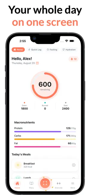 Cursus: Calorie Tracker screenshot 3