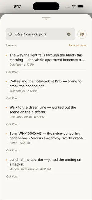 Musing Notes screenshot 2