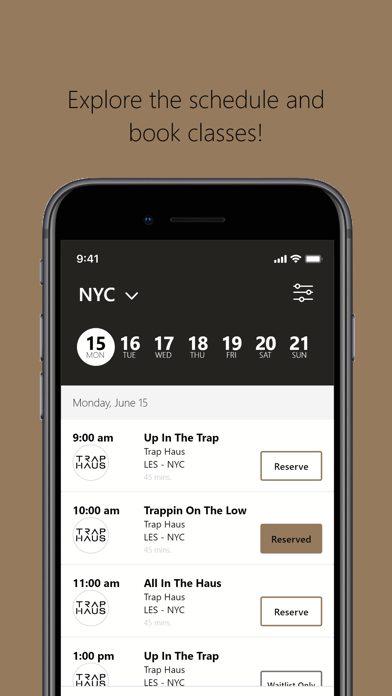 TRAPHAUS iPhone screenshot 3 - Health & Fitness app