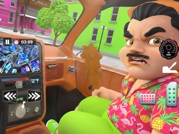 Crazy Taxi Driver: Pranks Game iPad screenshot