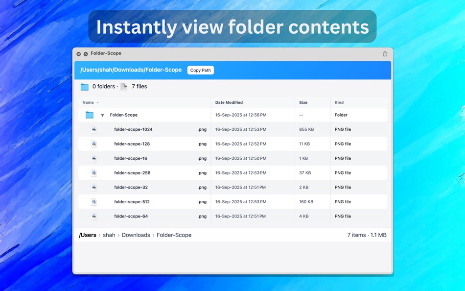 #3. FolderPreview - Preview Folder (macOS) Ved: Muhammad Umer Shah