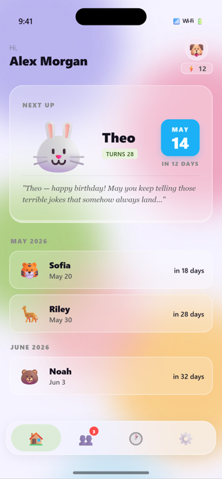 Birthly - Never Forget Screenshot 2 of 7