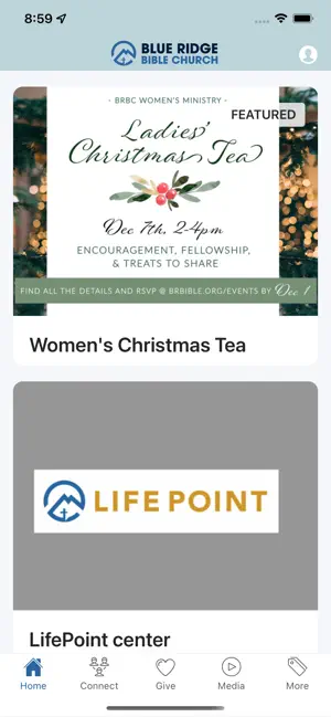Blue Ridge Bible Church screenshot 1