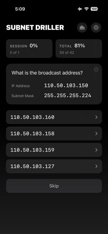 Subnet Driller - CCNA Practice Screenshot 1 of 7