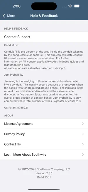 Southwire® Conduit Fill Calc screenshot 3