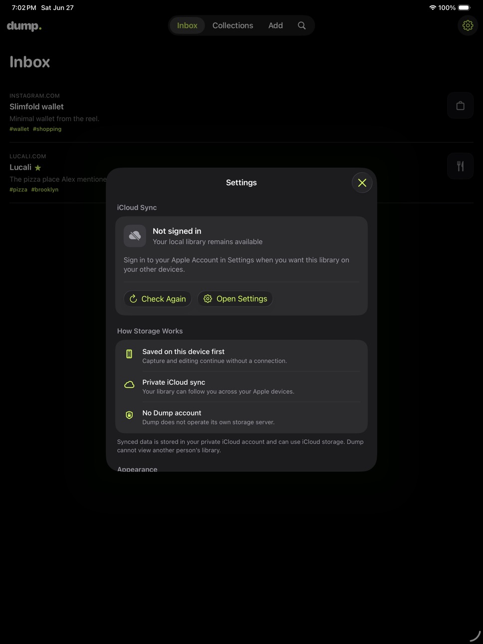iPad screenshot