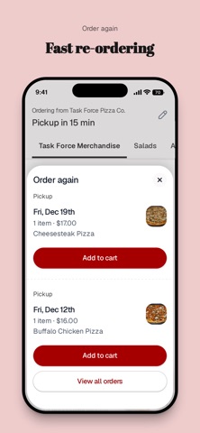 Task Force Pizza FWB iPhone screenshot