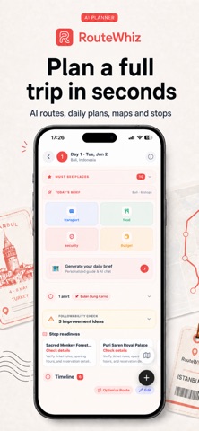 AI Trip Planner: RouteWhiz screenshot