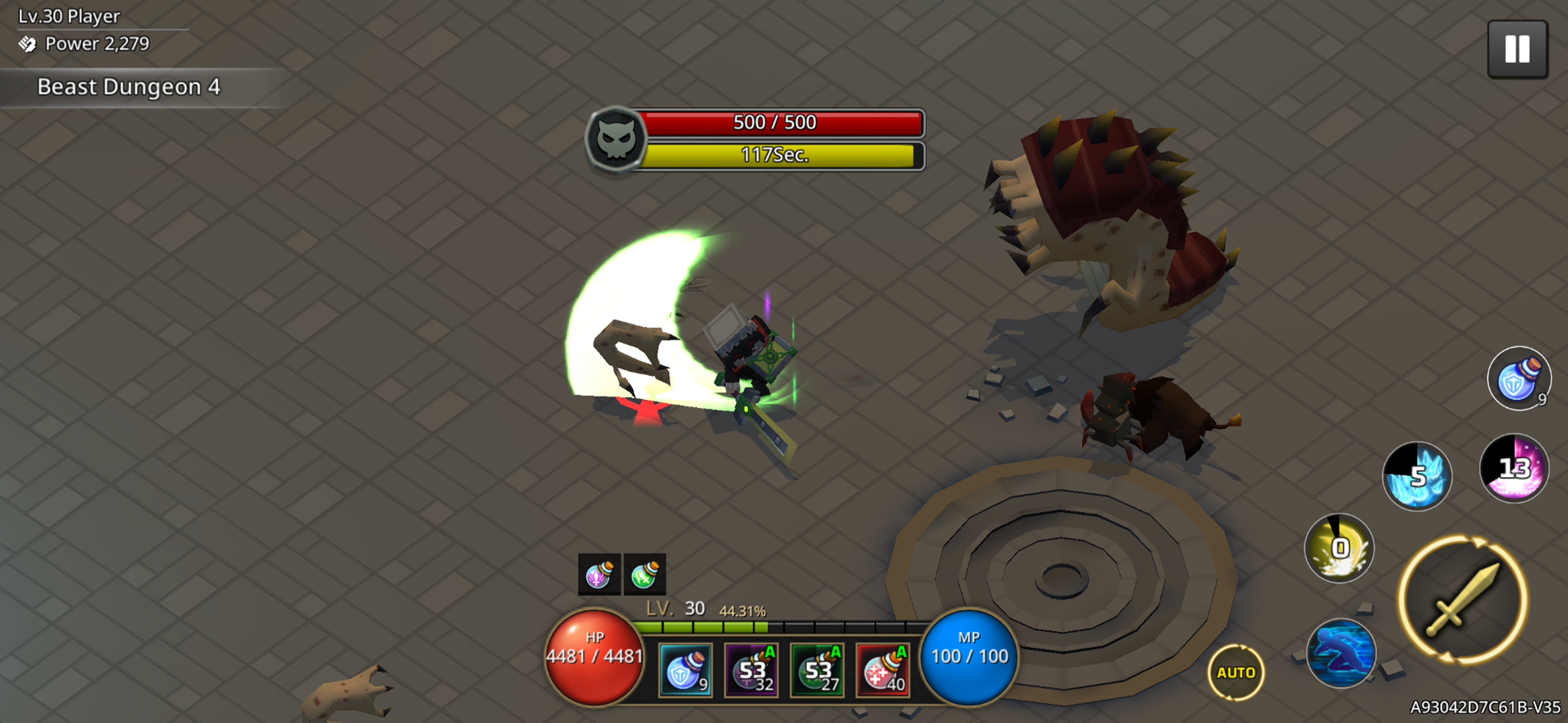 Pixel Blade W Idle