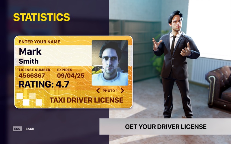City Taxi Simulator: Driver 3D Screenshot