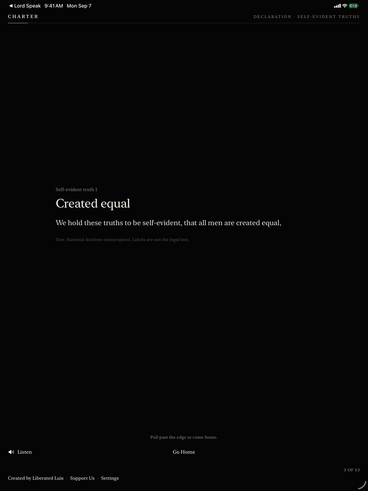 Screenshot 10 of Charter - America's Archive