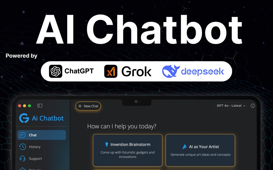 #1. Chatbot: Ask Open Assistant AI (macOS) Podle: Muhammad Hassan Raza