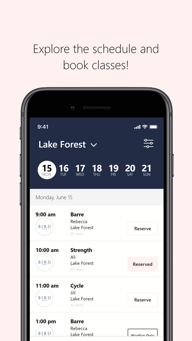 BIRD barre Screenshot