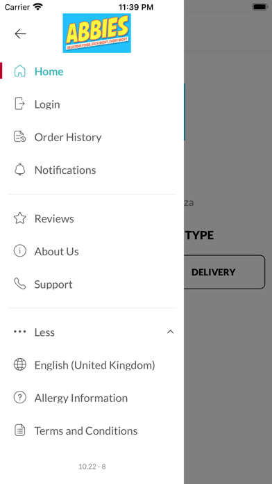 Abbies Pizza Screenshot