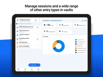 Remote Desktop Manager iPad screenshot
