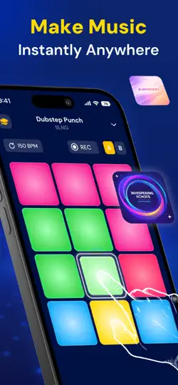 Capture d'écran de Drum Pad: Beat Maker & Lessons sur iPhone 1