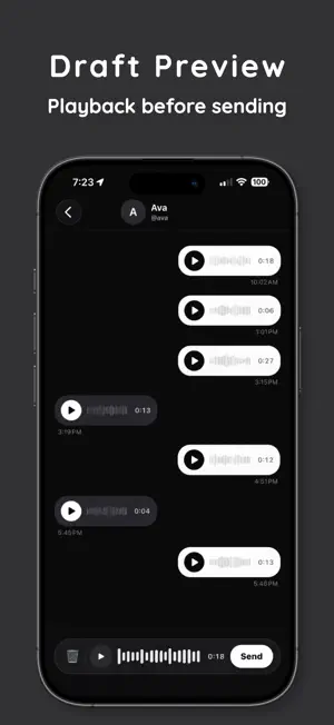 Vex: Voice Messaging & Chat screenshot 3
