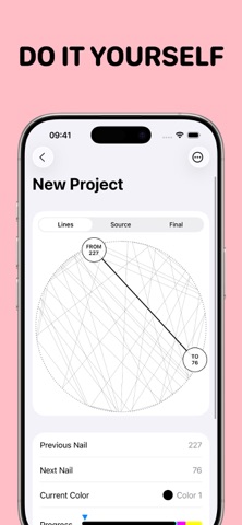 String Art Generator: Penelope Screenshot 2 of 6