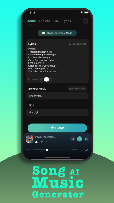 Song AI - AI Music Screenshot