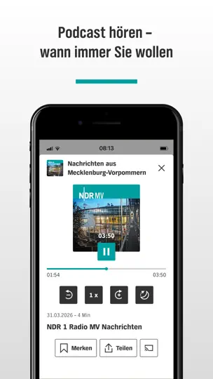 Screenshot von NDR Mecklenburg-Vorpommern auf dem iPhone 7