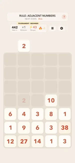 Numeris Cascade: Number Puzzle screenshot 2