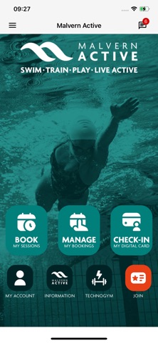 Malvern Active app screenshot