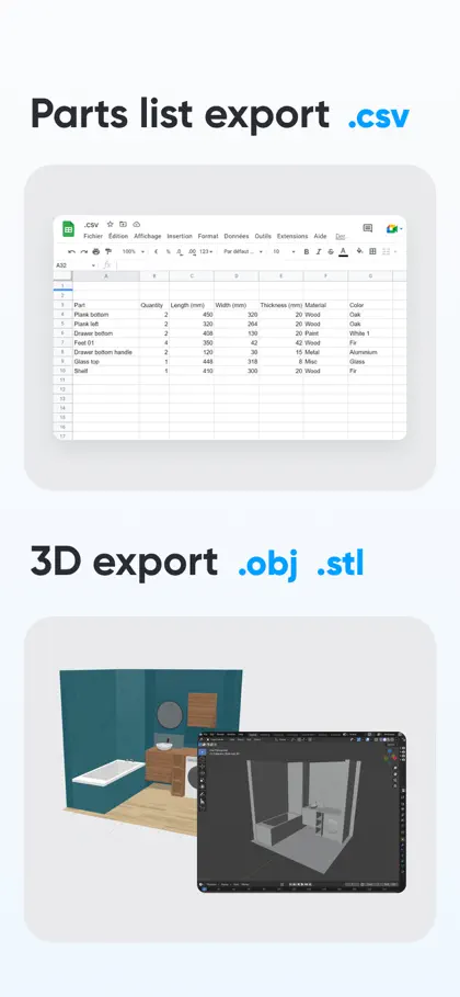 Capture d'écran 6 sur 6 de Moblo - 3D Furniture Modeling