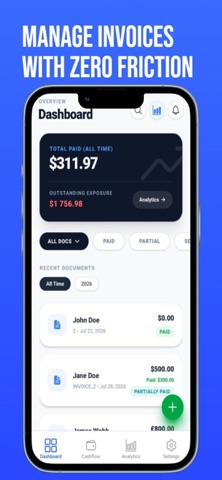 Invoice Maker: InvoiceLite iPhone screenshot