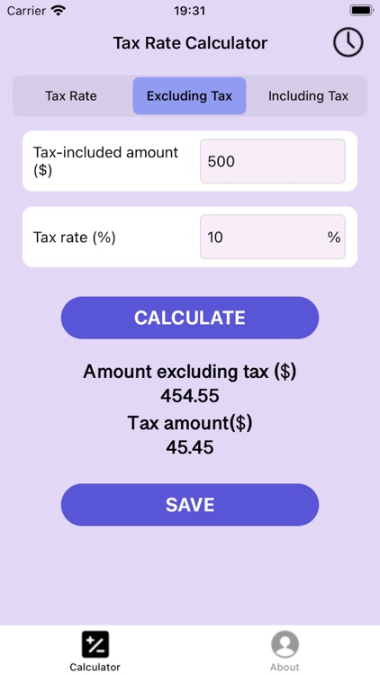 Tax Rate Calculator