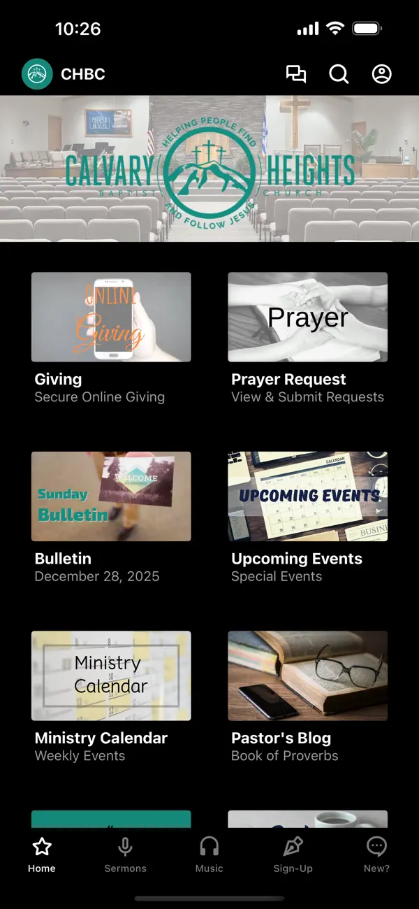 Screenshot #1 pour Calvary Heights Baptist Church