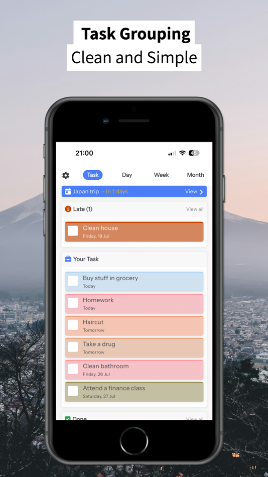#1. TaskTiny - Easy Task Planner (iOS) Podle: Chanin Nokpej
