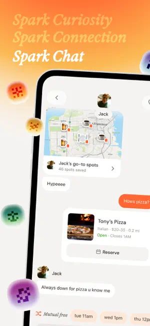 SparkChat: friend hangouts irl screenshot 1