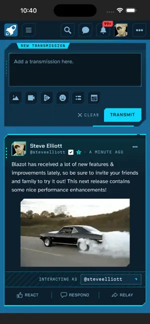 Blazot screenshot 1