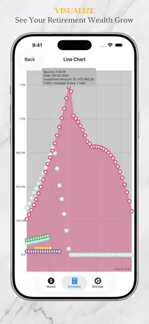 Retirement Estimator screenshot 1