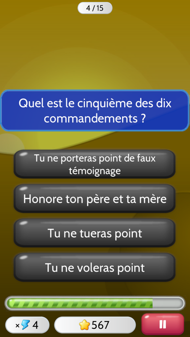 Screenshot #3 pour Quizz de la Bible
