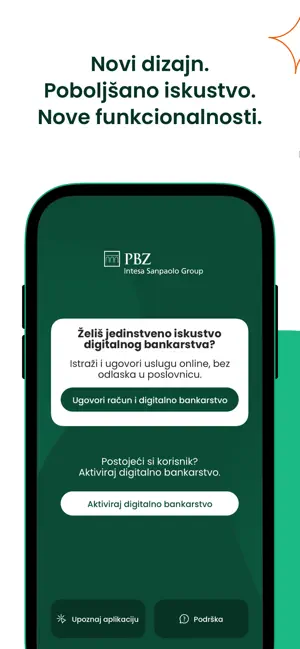 PBZ mobilno bankarstvo screenshot 1