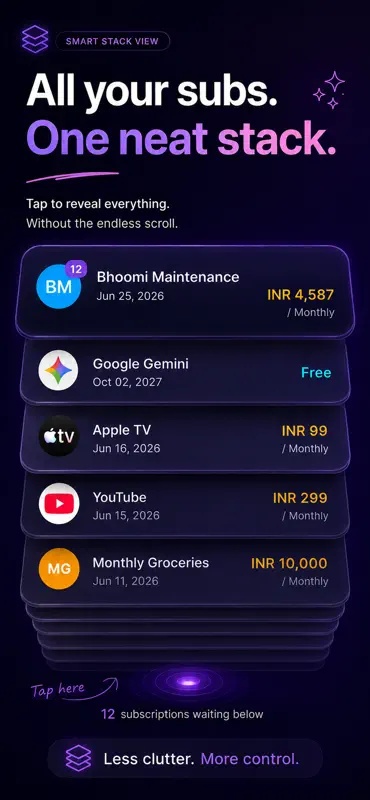 SubScale: Subscription Tracker screenshot 10 of 10