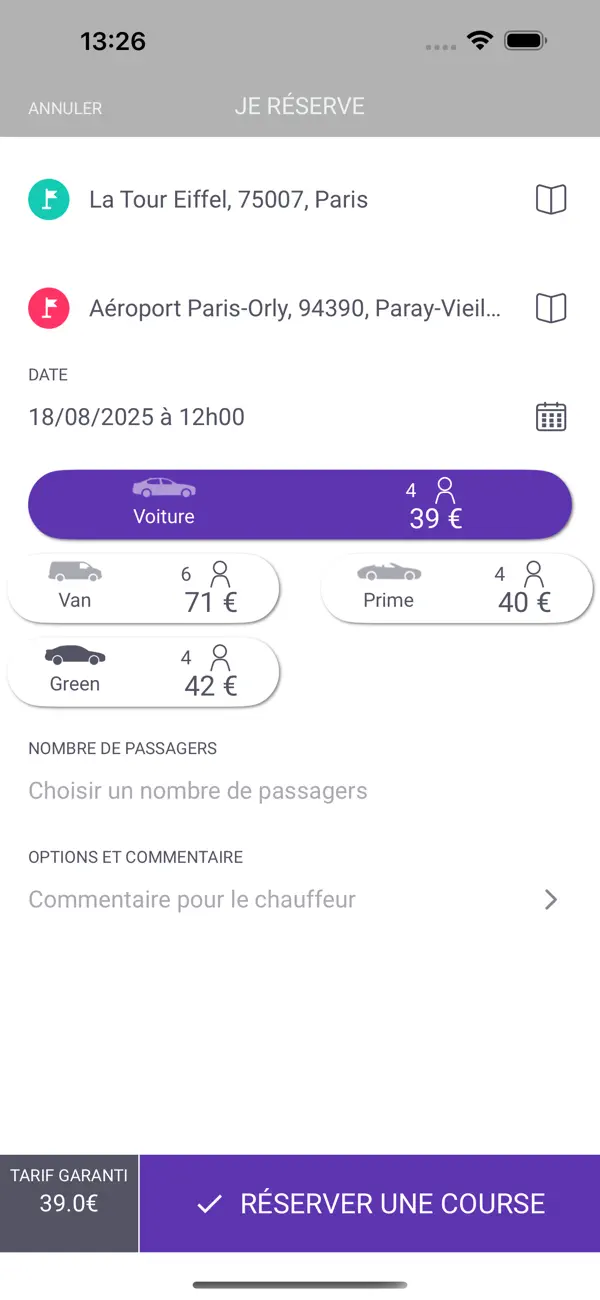 Screenshot #3 pour Your Vtc in Paris
