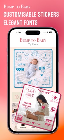 Bump to Baby Photo Slideshow screenshot