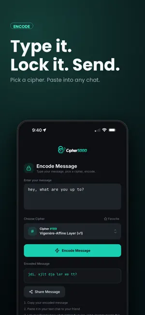 Cipher5000 screenshot 4