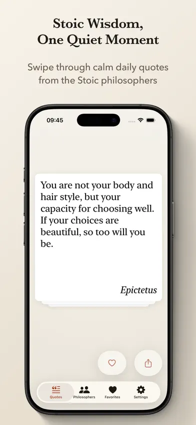 Stoic Focus: Daily Quotes screenshot 1