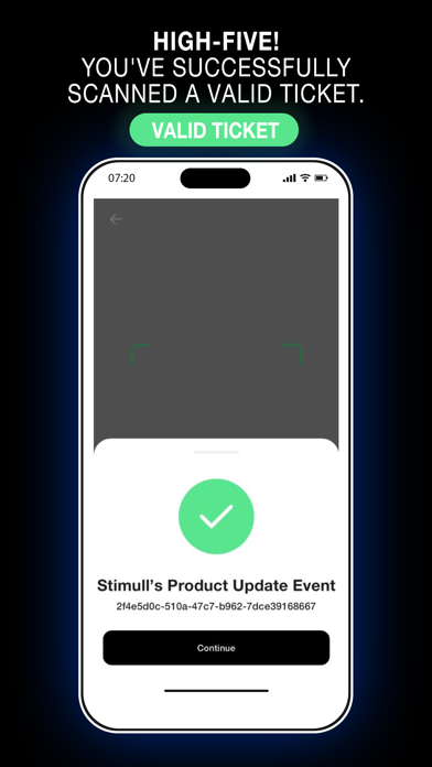 Stimull Ticket Scanner Screenshot