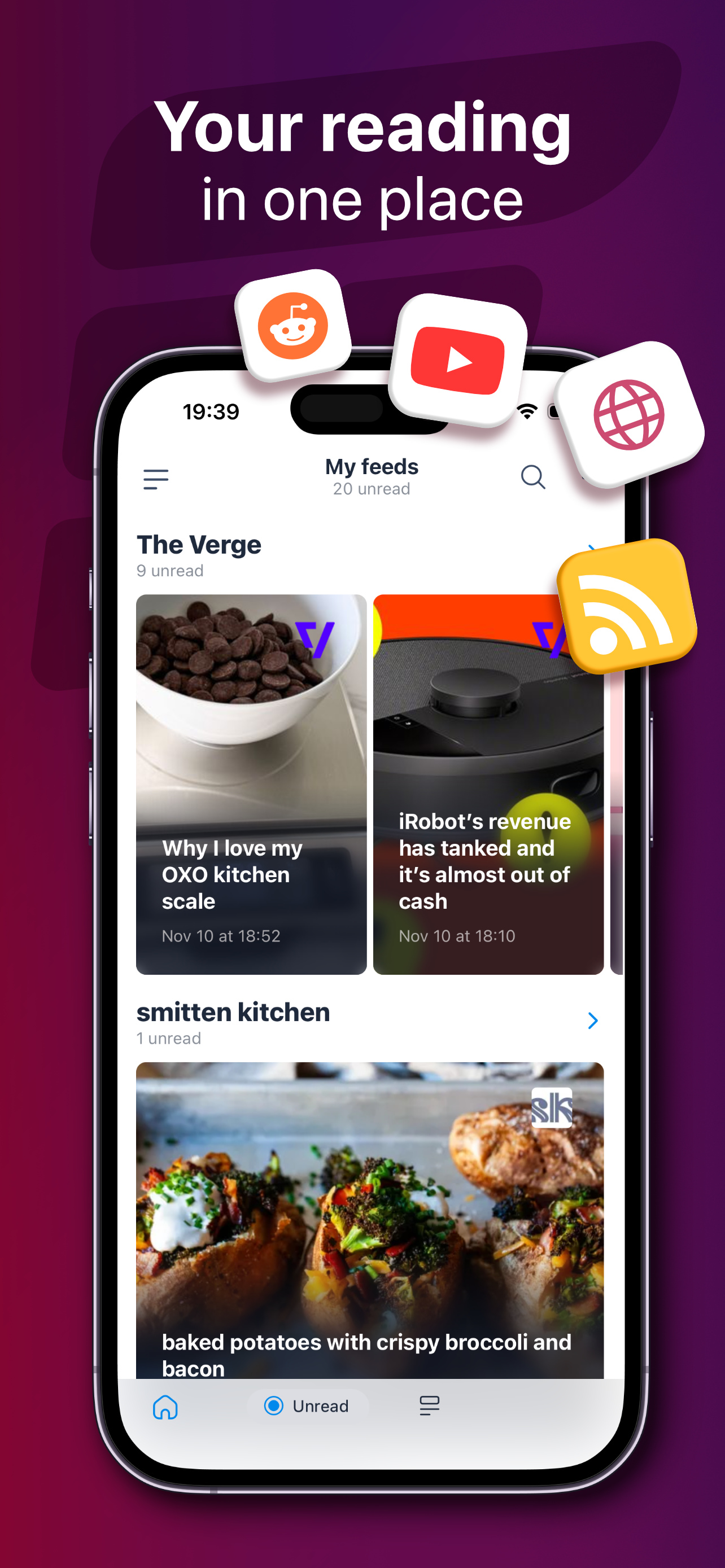Cupfeed : News & RSS reader