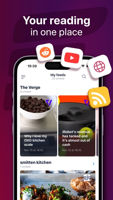 Cupfeed : News & RSS reader app screenshot