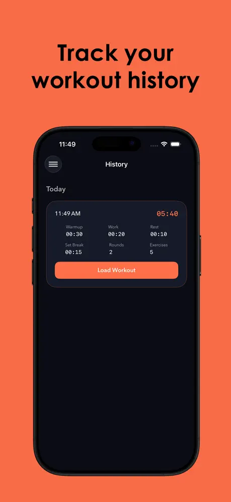 Roundly: Tabata Timer screenshot