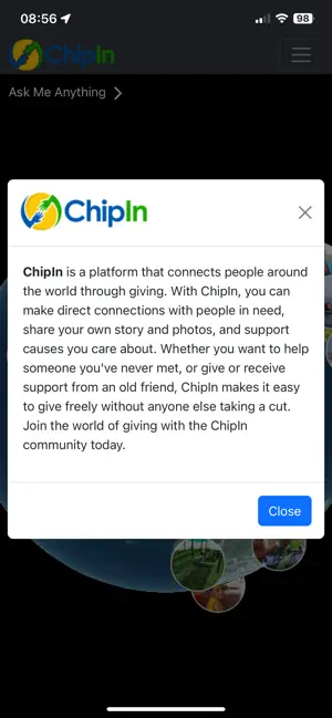 ChipIn To Give screenshot 2
