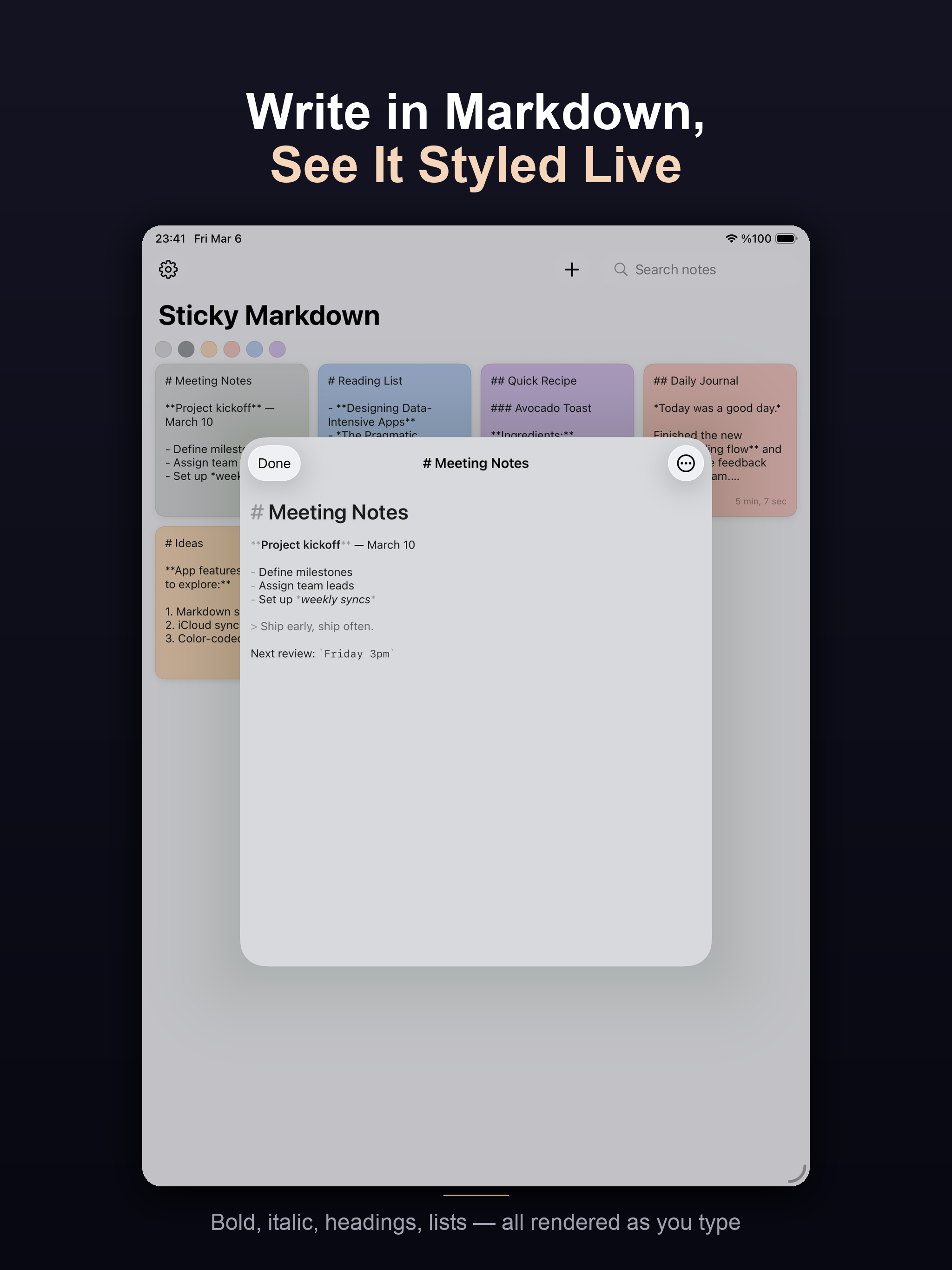 Pane – Notes & Checklists screenshot 7
